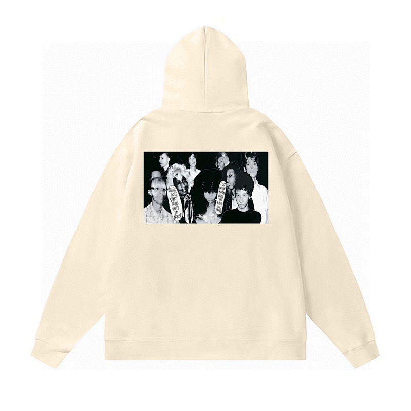 Stussy Monochrome Group Photo Pullover Hoodie
