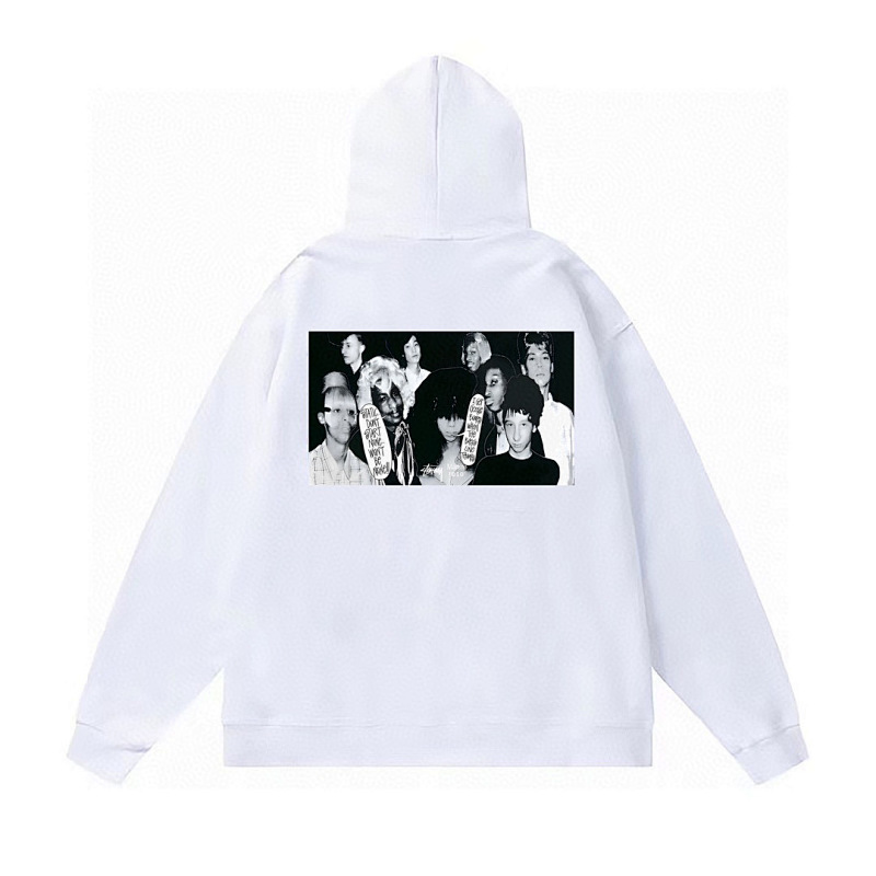 Stussy Monochrome Group Photo Pullover Hoodie