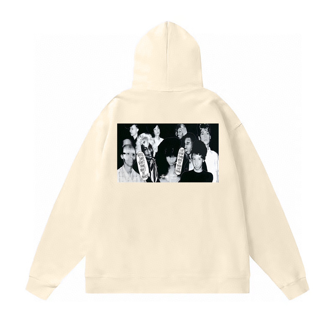 Stussy Monochrome Group Photo Pullover Hoodie