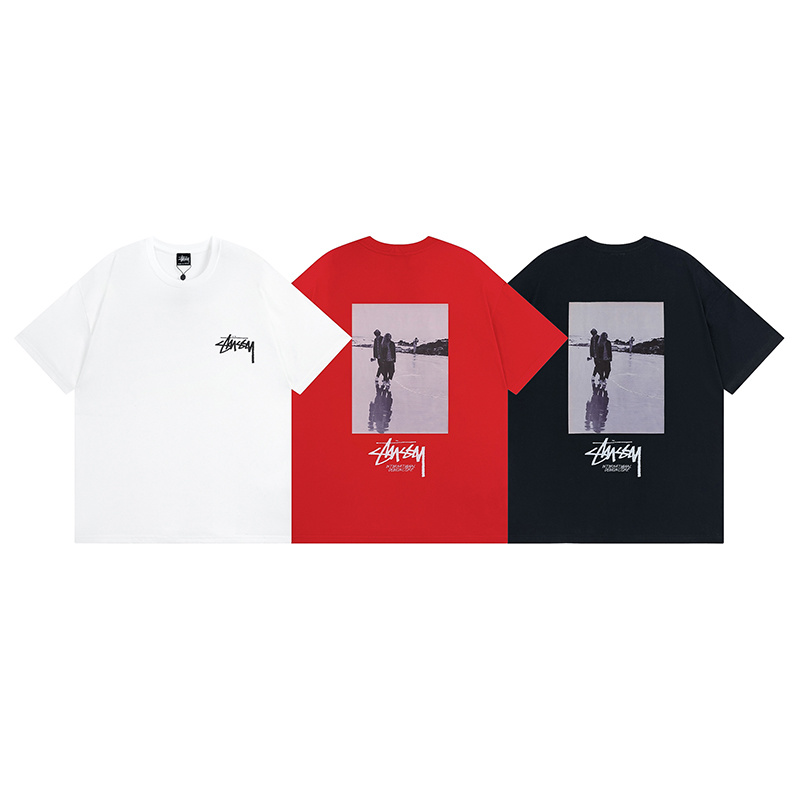 Stussy Monochrome Portrait Frame T-Shirt