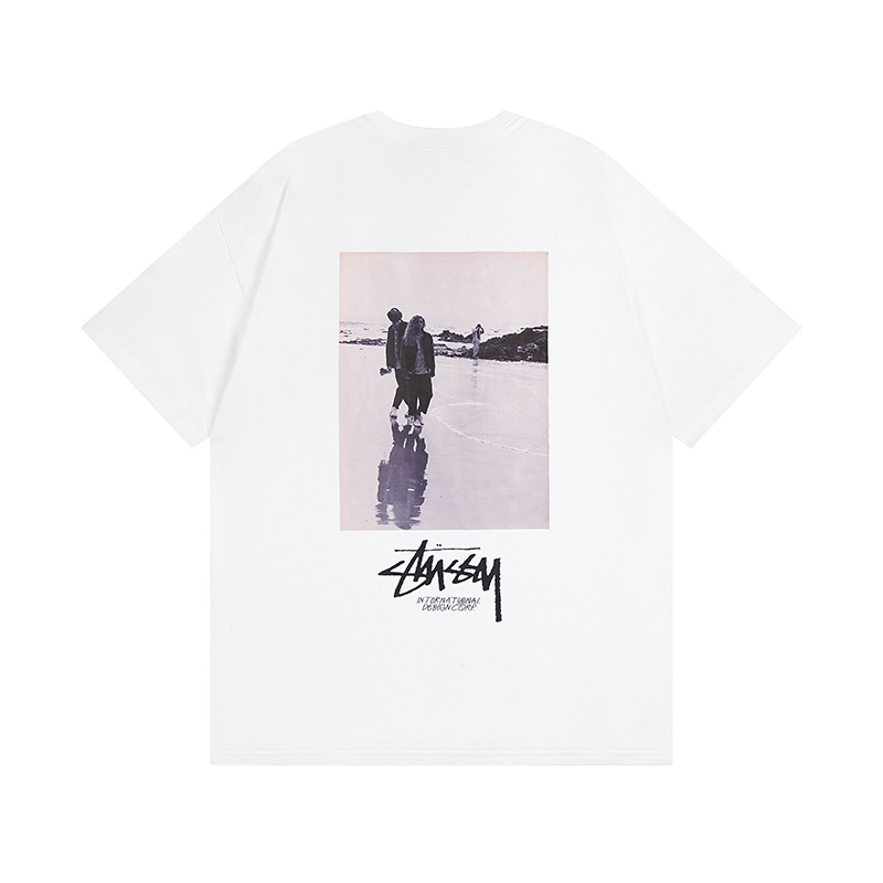 Stussy Monochrome Portrait Frame T-Shirt