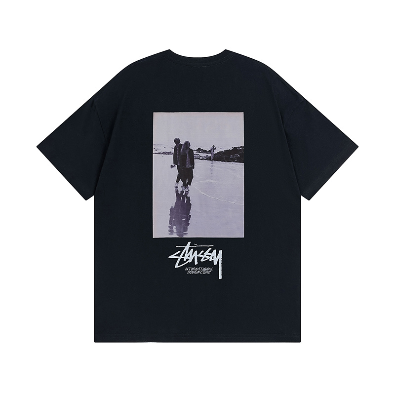 Stussy Monochrome Portrait Frame T-Shirt