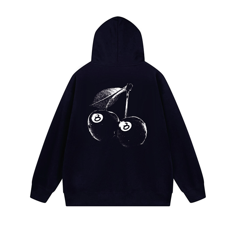 Stussy Monochrome World Map Full-Zip Hoodie