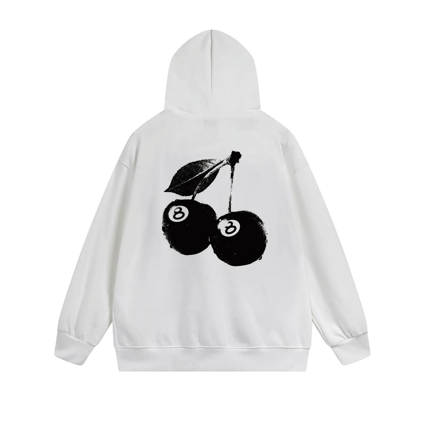 Stussy Monochrome World Map Full-Zip Hoodie