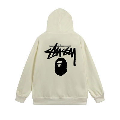 Stussy Moon Face Handstyle Full-Zip Hoodie 02