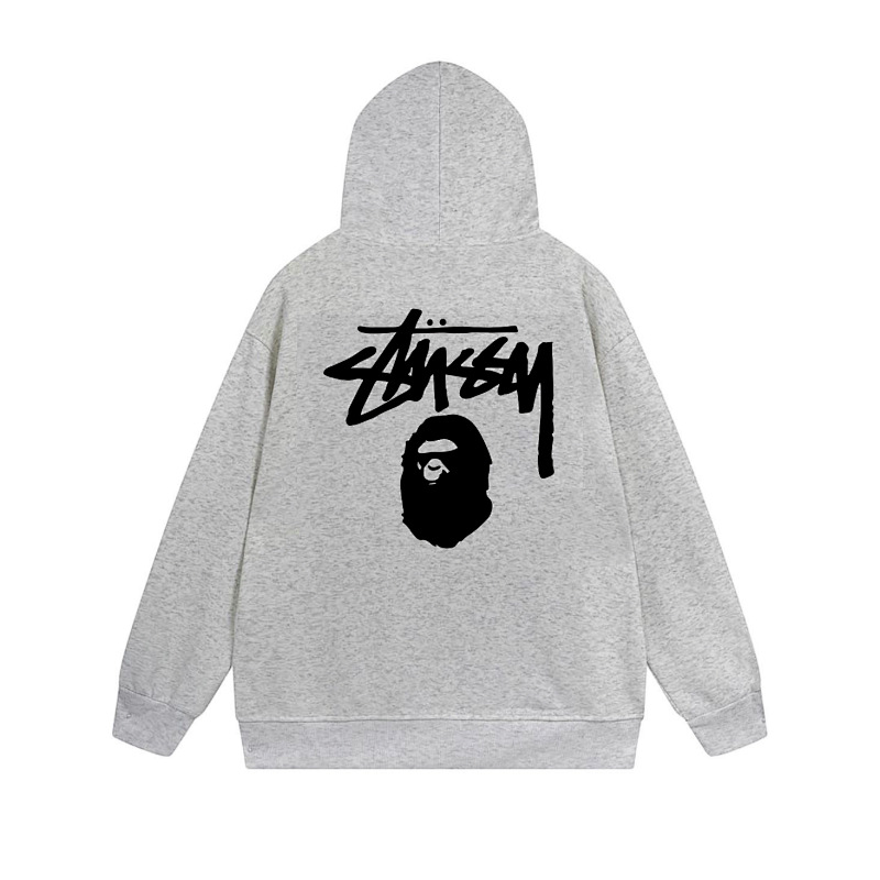 Stussy Moon Face Handstyle Full-Zip Hoodie