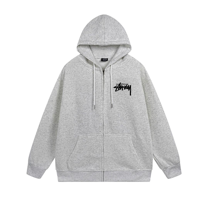 Stussy Moon Face Handstyle Full-Zip Hoodie