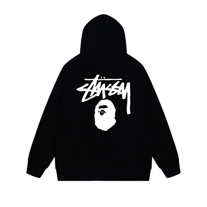 Stussy Moon Face Handstyle Full-Zip Hoodie