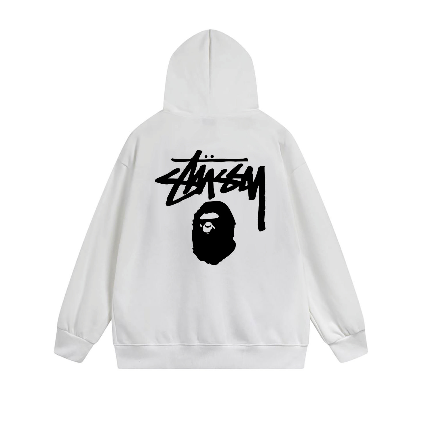Stussy Moon Face Handstyle Full-Zip Hoodie