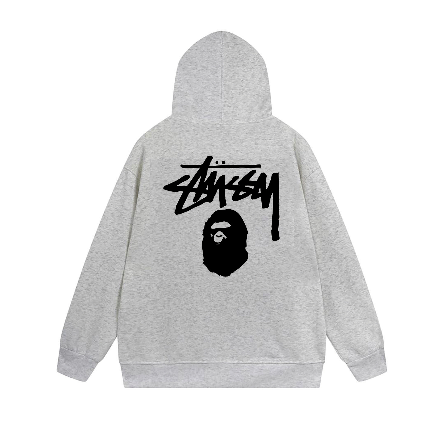 Stussy Moon Face Handstyle Full-Zip Hoodie