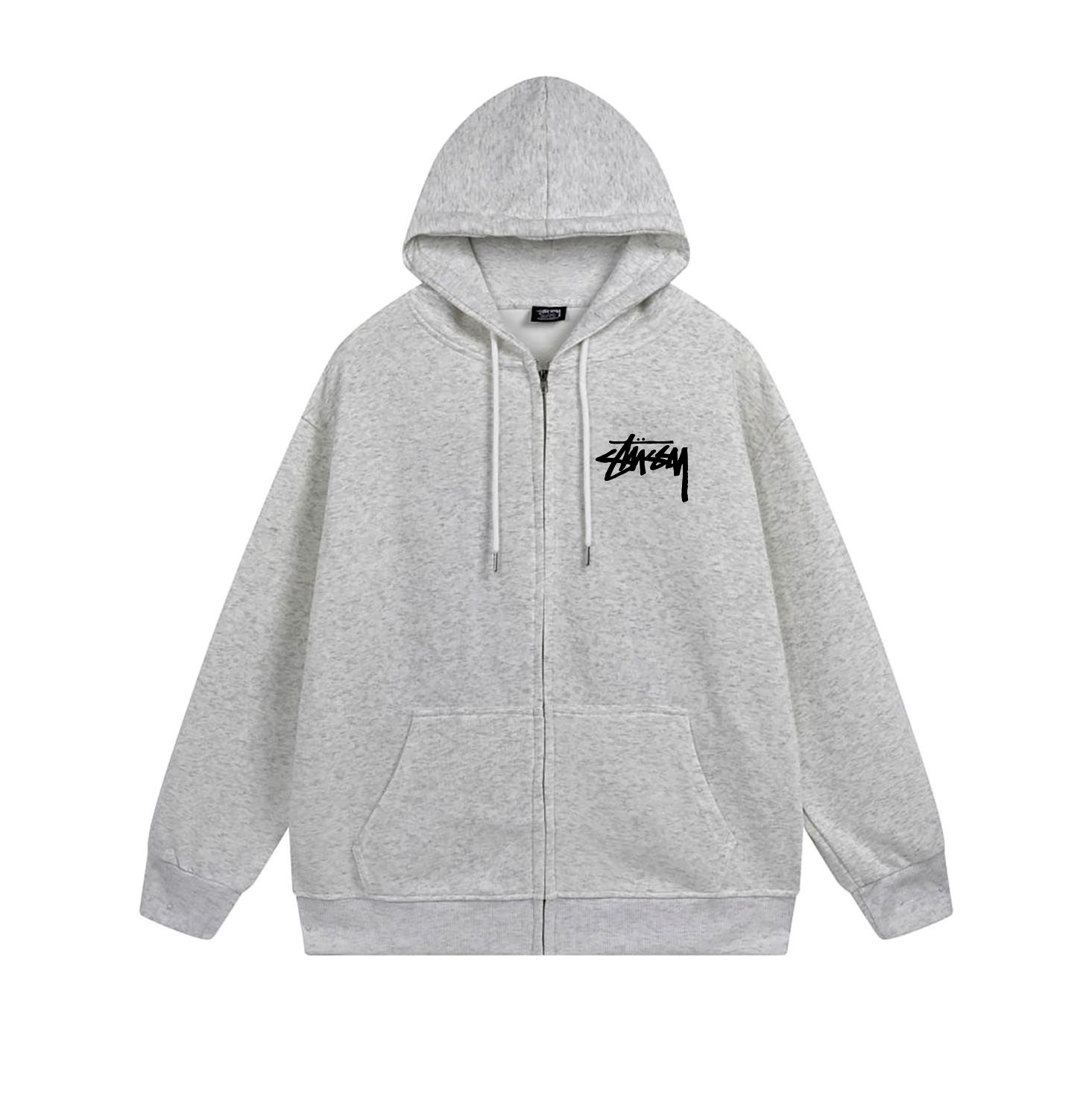 Stussy Moon Face Handstyle Full-Zip Hoodie