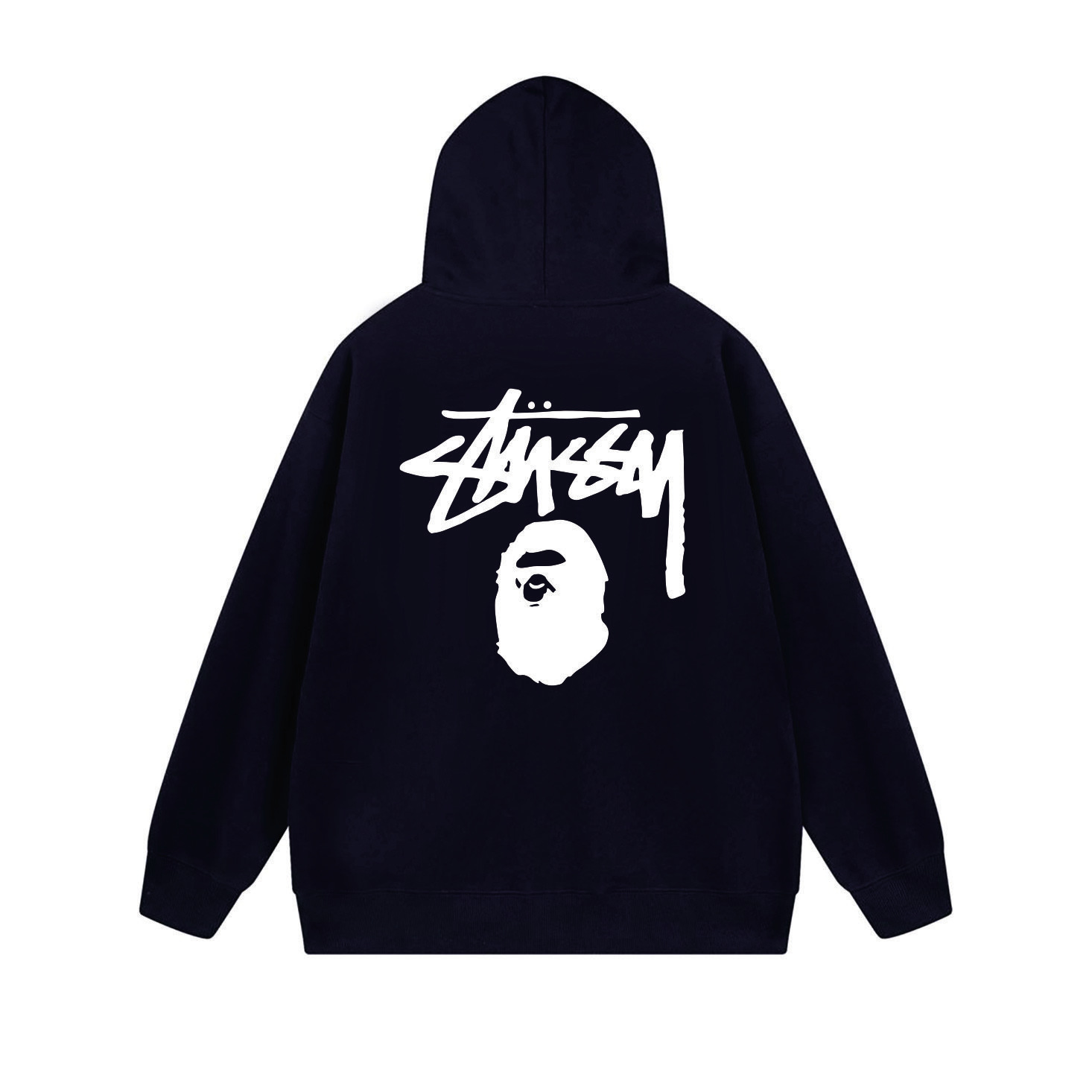 Stussy Moon Face Handstyle Full-Zip Hoodie