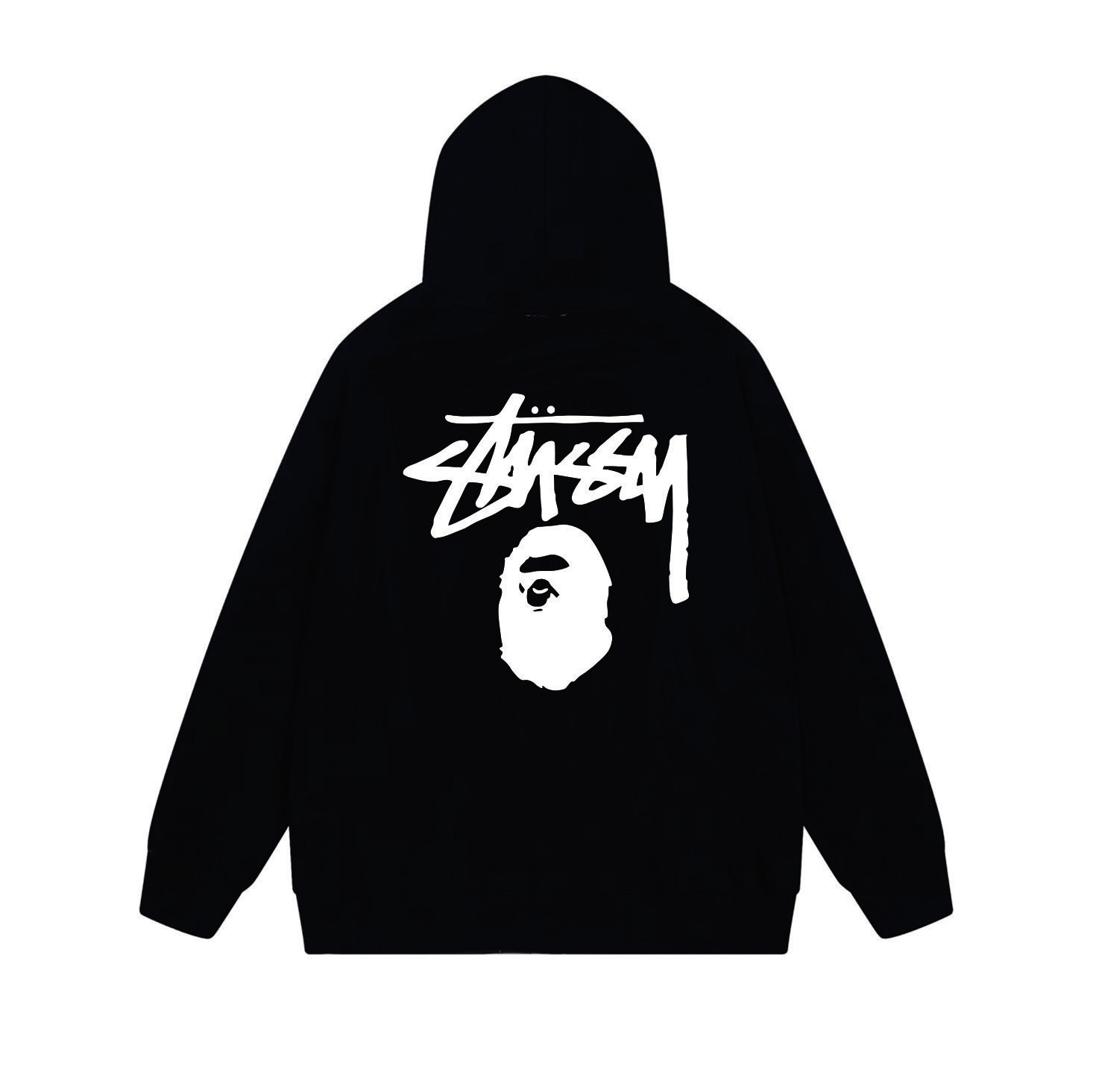 Stussy Moon Face Handstyle Full-Zip Hoodie