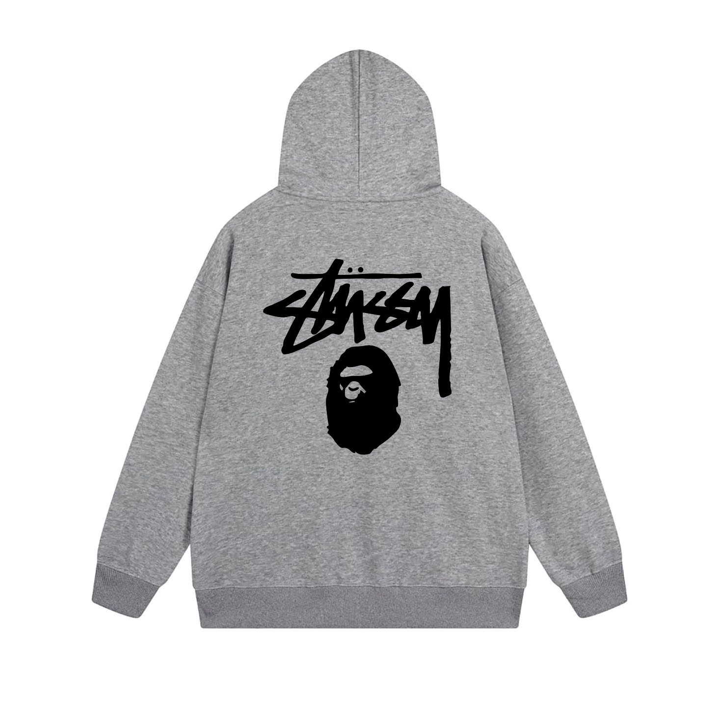 Stussy Moon Face Handstyle Full-Zip Hoodie