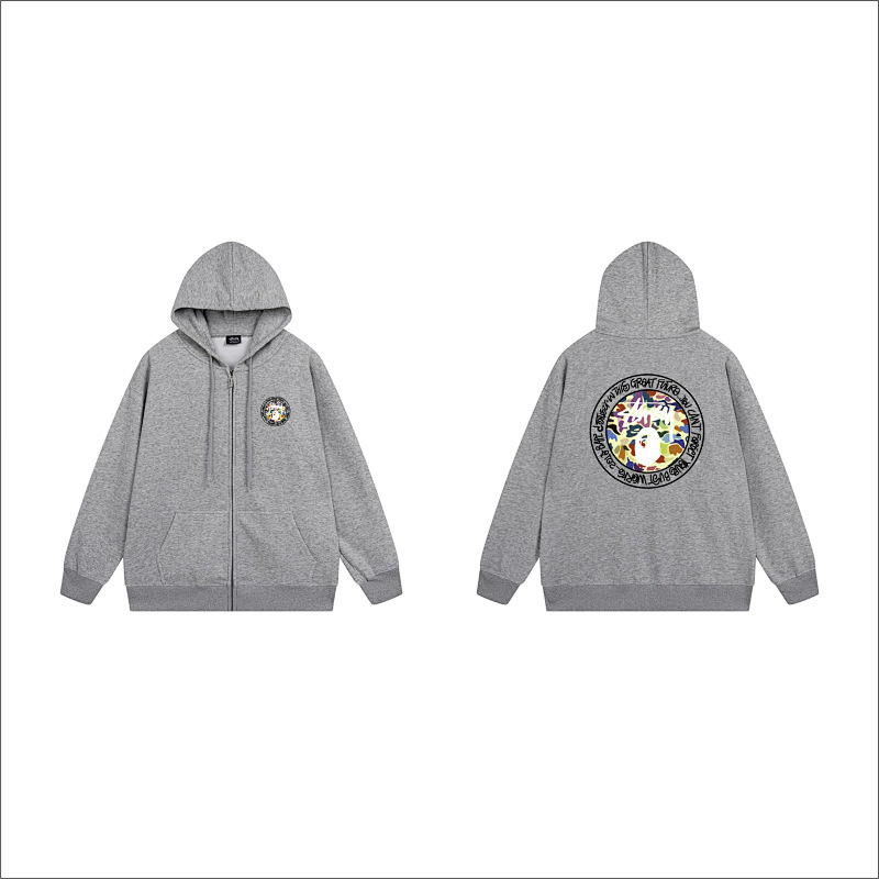 Stussy Multicolor Mosaic Medallion Full-Zip Hoodie