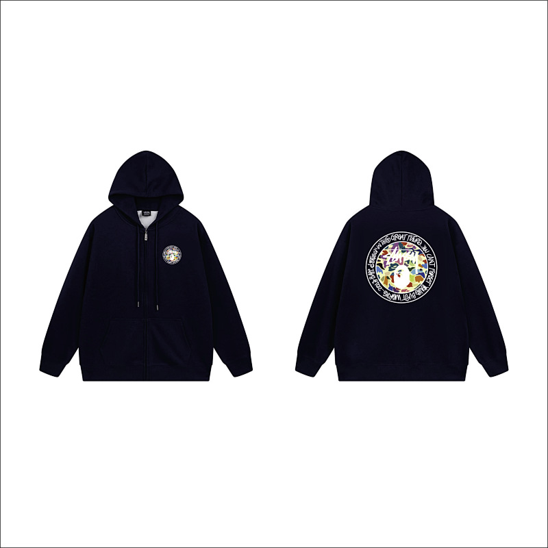 Stussy Multicolor Mosaic Medallion Full-Zip Hoodie
