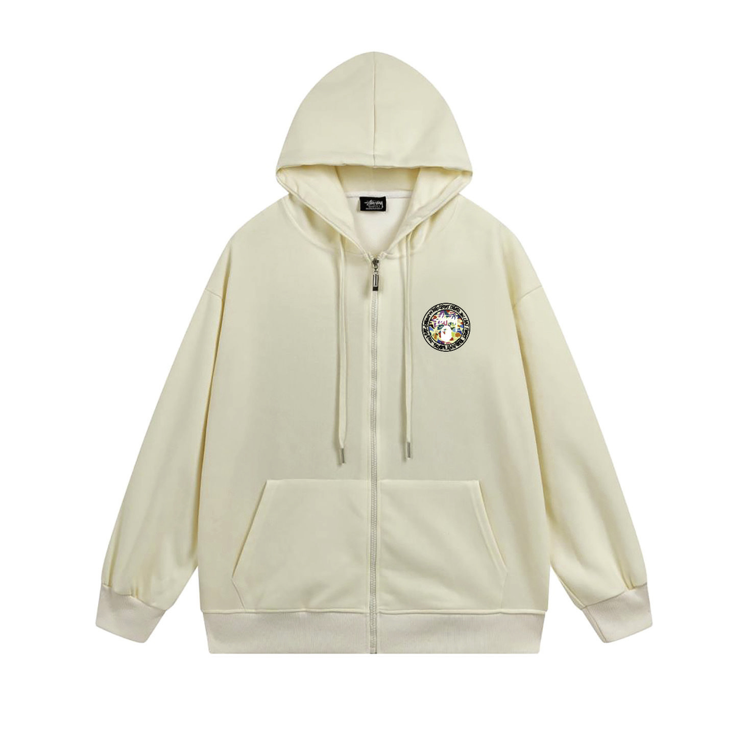 Stussy Multicolor Mosaic Medallion Full-Zip Hoodie