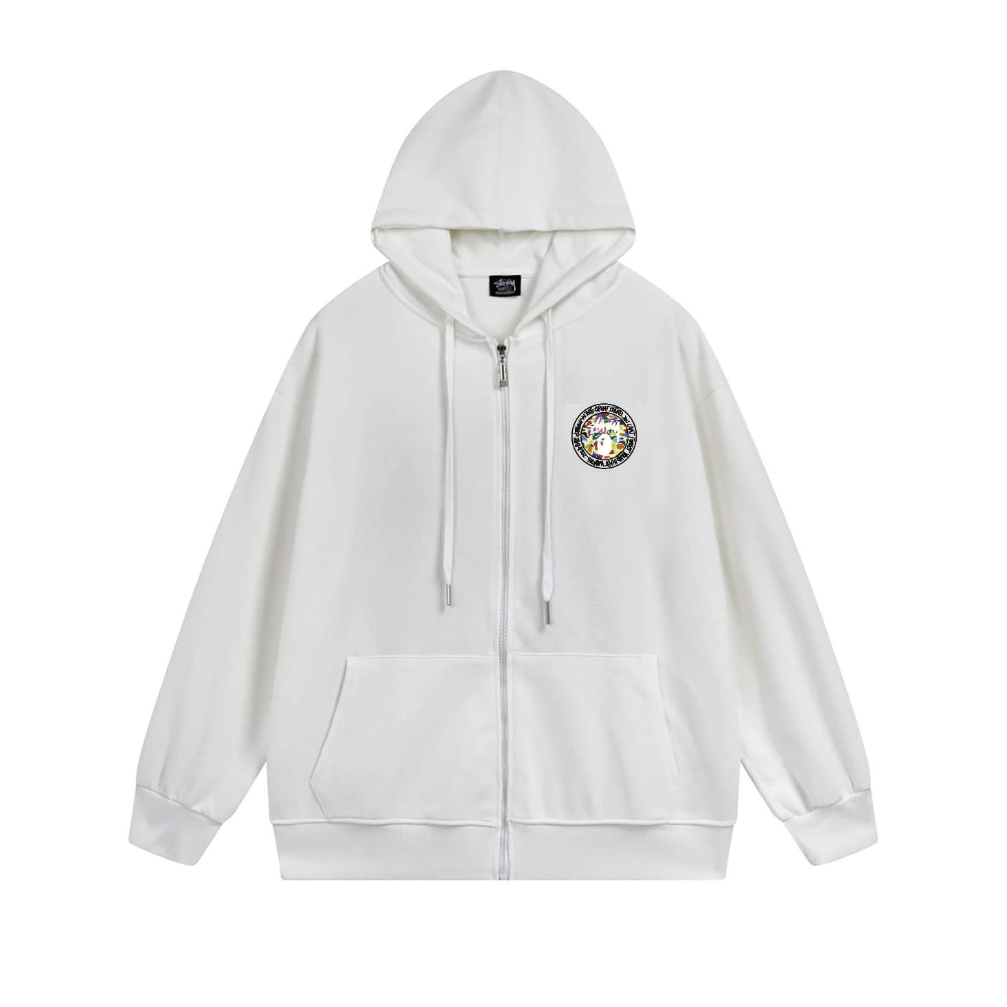 Stussy Multicolor Mosaic Medallion Full-Zip Hoodie