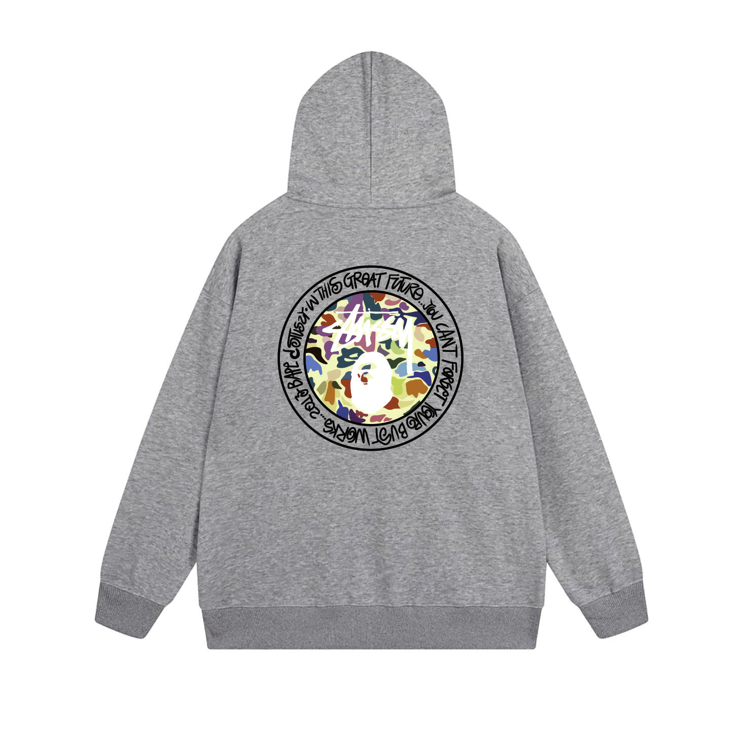 Stussy Multicolor Mosaic Medallion Full-Zip Hoodie