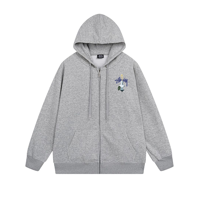 Stussy Neon City Poster Graphic Pullover Hoodie