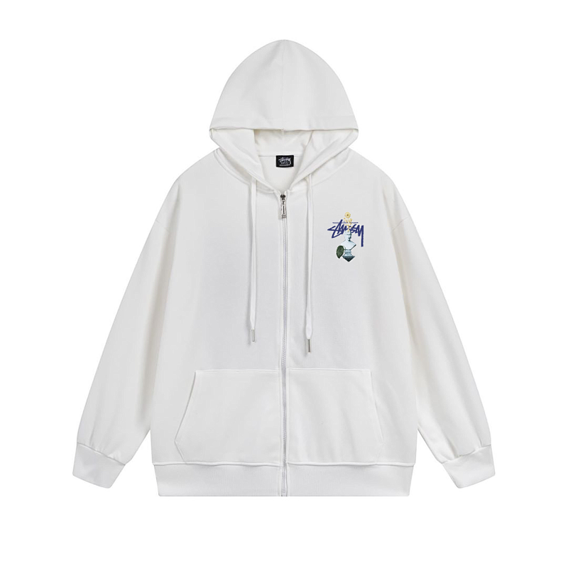 Stussy Neon City Poster Graphic Pullover Hoodie