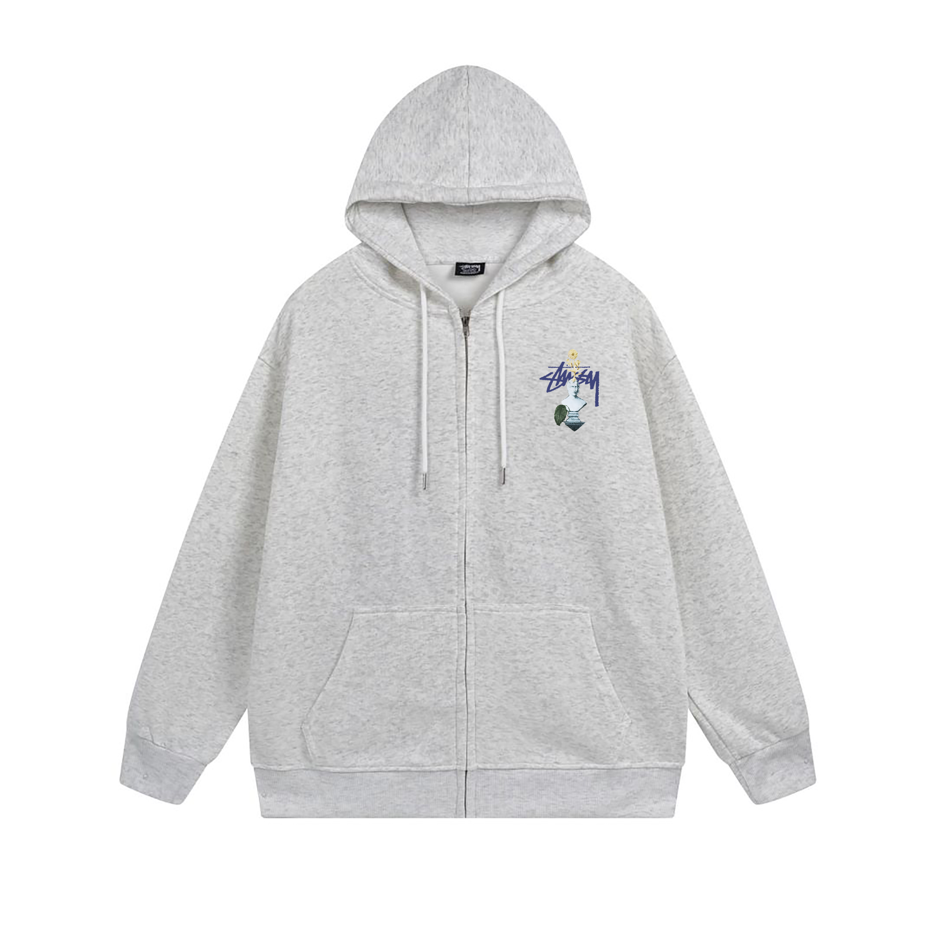 Stussy Neon City Poster Graphic Pullover Hoodie
