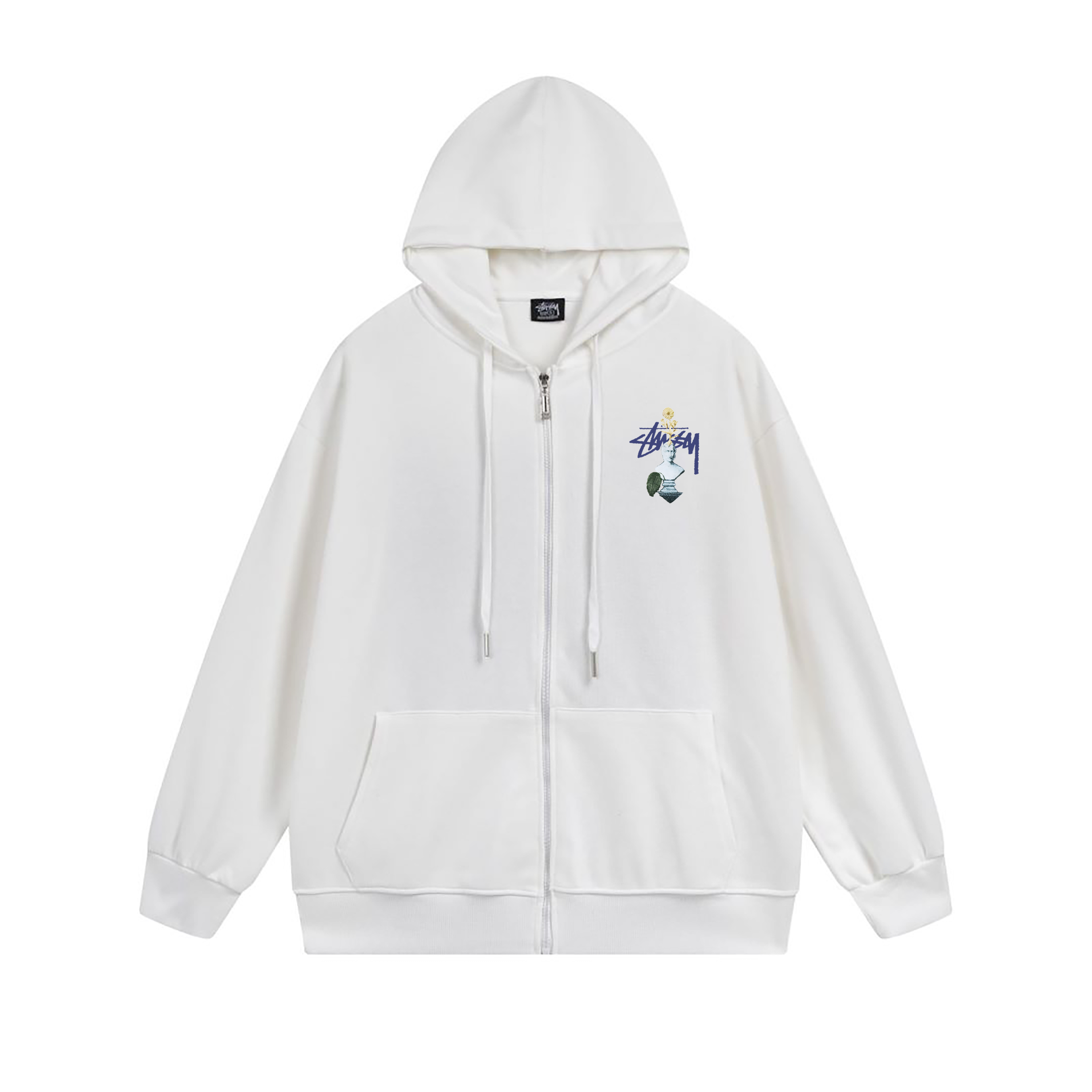 Stussy Neon City Poster Graphic Pullover Hoodie