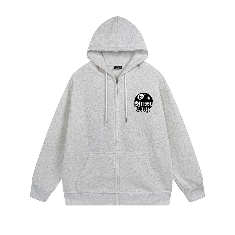 Stussy Neon Doodle Orb Full-Zip Hoodie