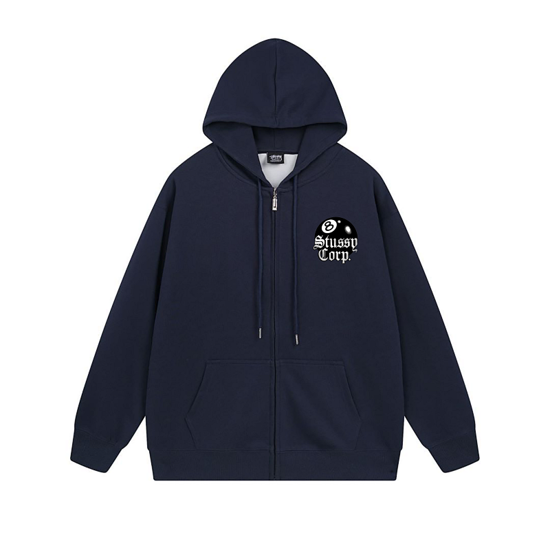 Stussy Neon Doodle Orb Full-Zip Hoodie