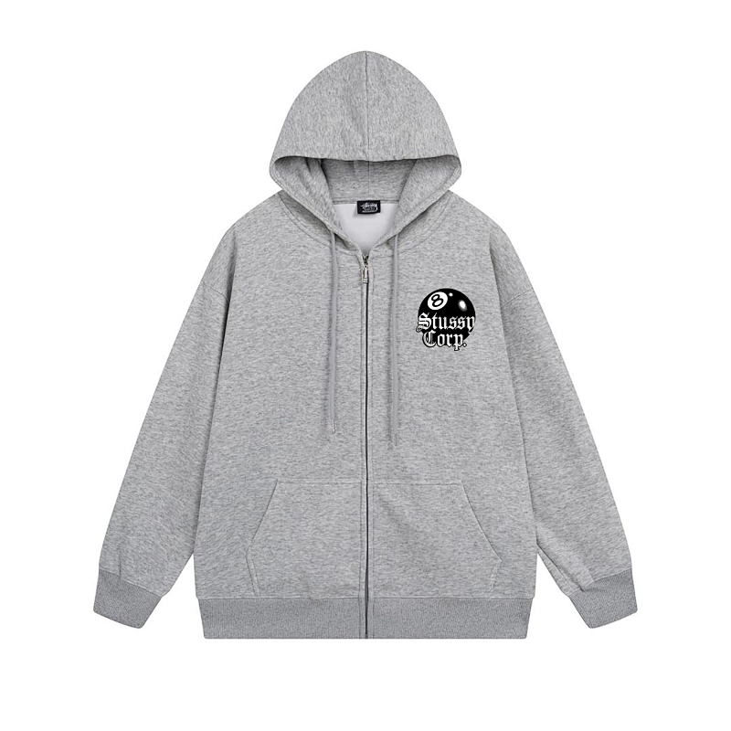 Stussy Neon Doodle Orb Full-Zip Hoodie