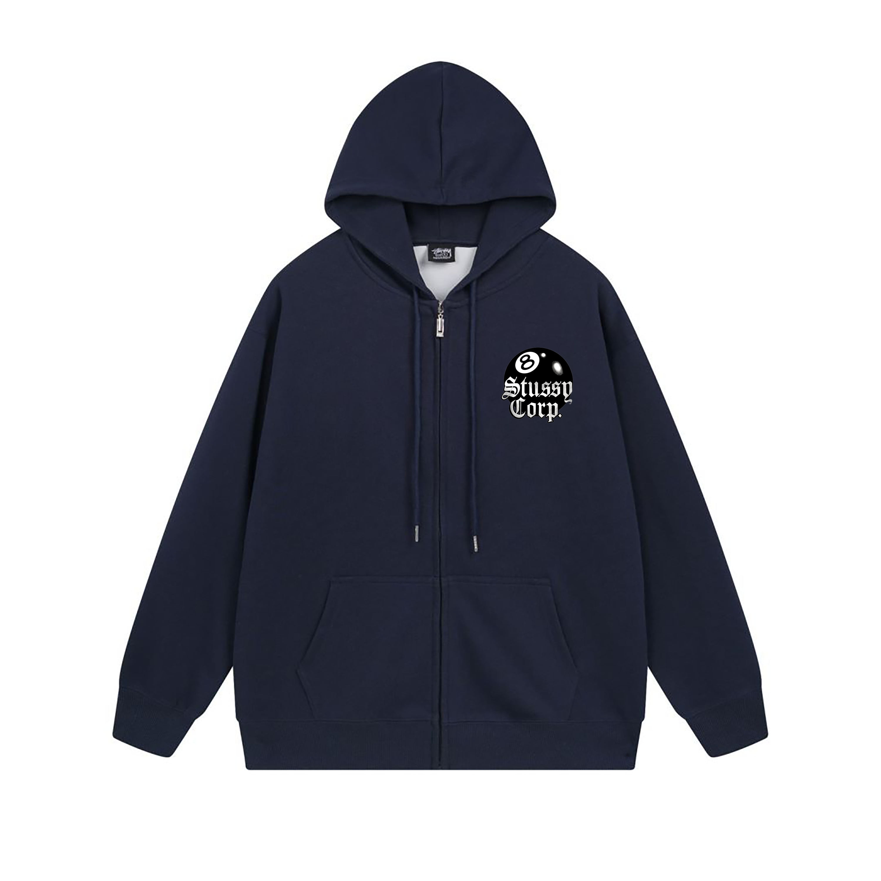 Stussy Neon Doodle Orb Full-Zip Hoodie