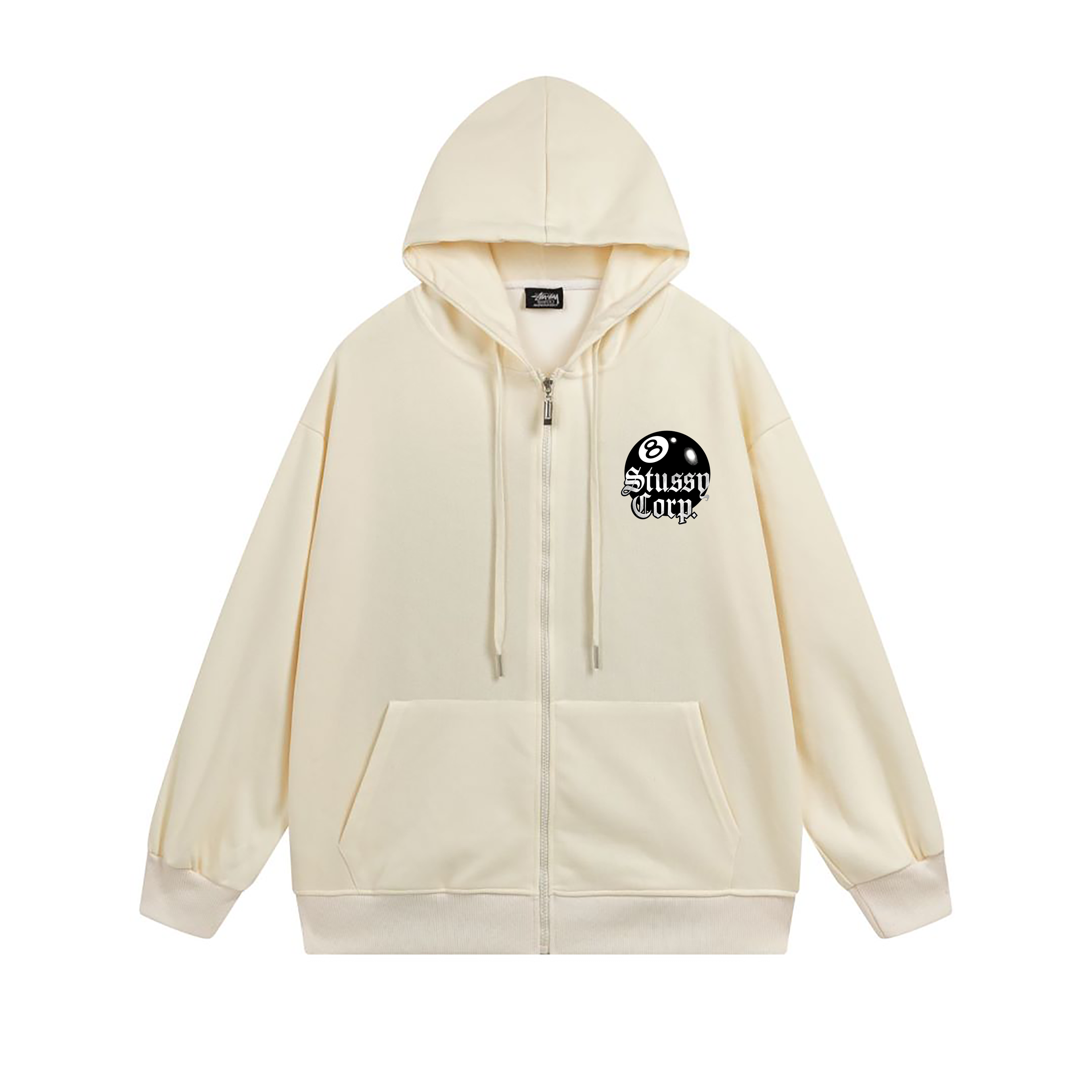 Stussy Neon Doodle Orb Full-Zip Hoodie