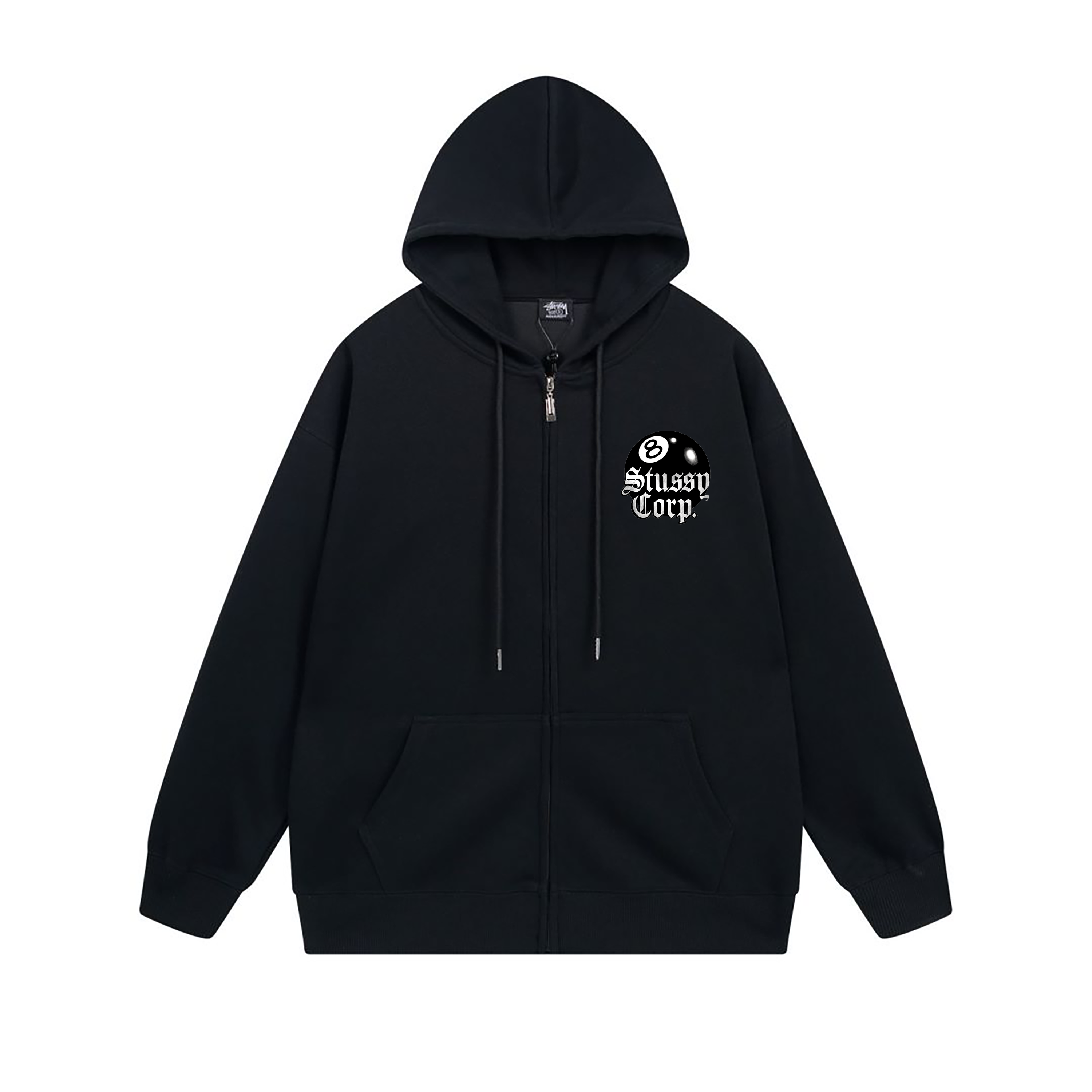 Stussy Neon Doodle Orb Full-Zip Hoodie
