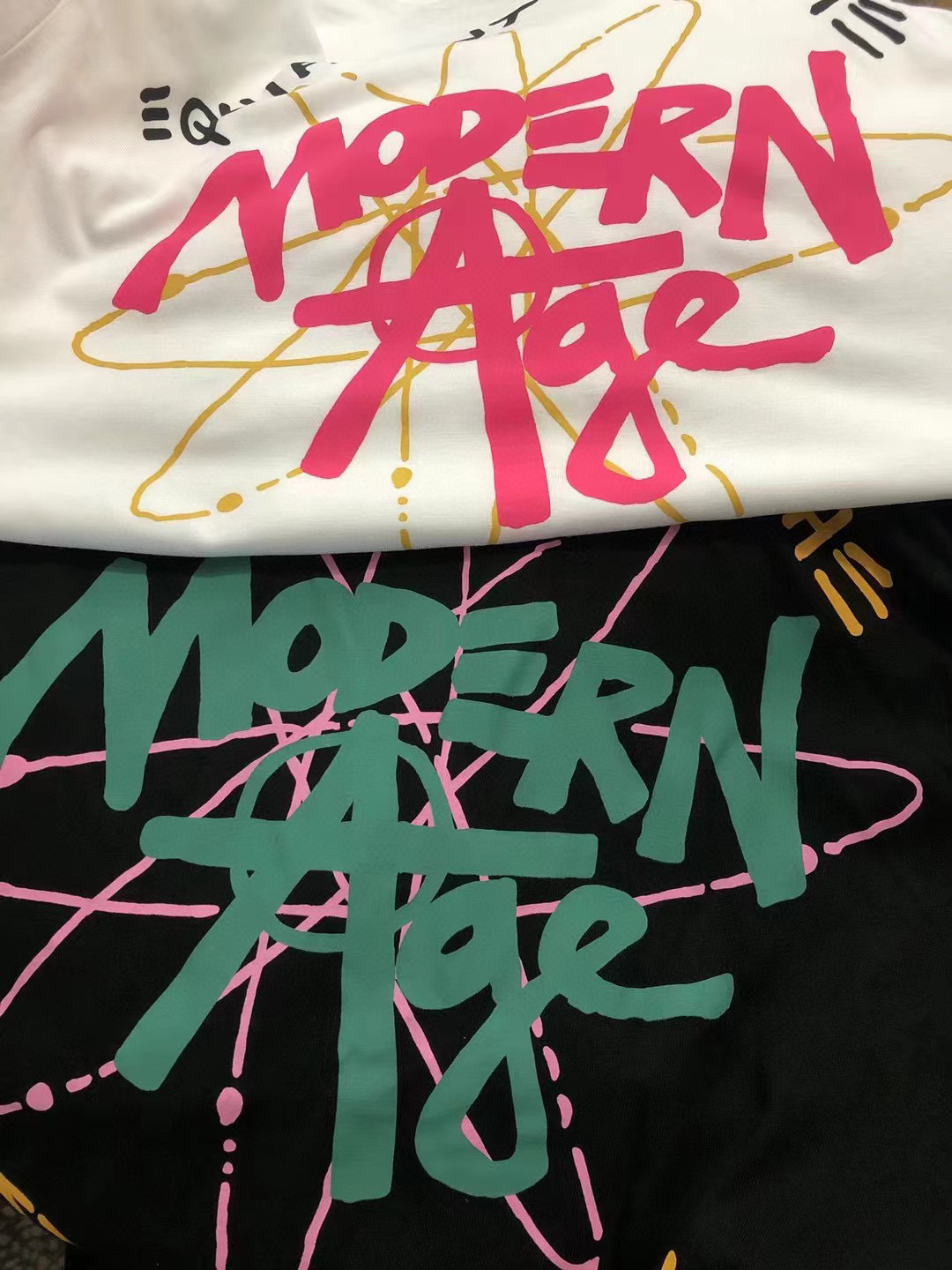 Stussy Neon Graffiti Starburst T-Shirt