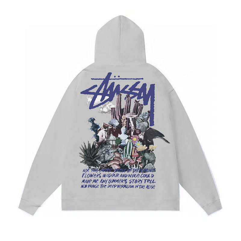 Stussy Neon Metropolis Collage Pullover Hoodie