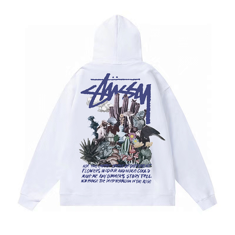 Stussy Neon Metropolis Collage Pullover Hoodie