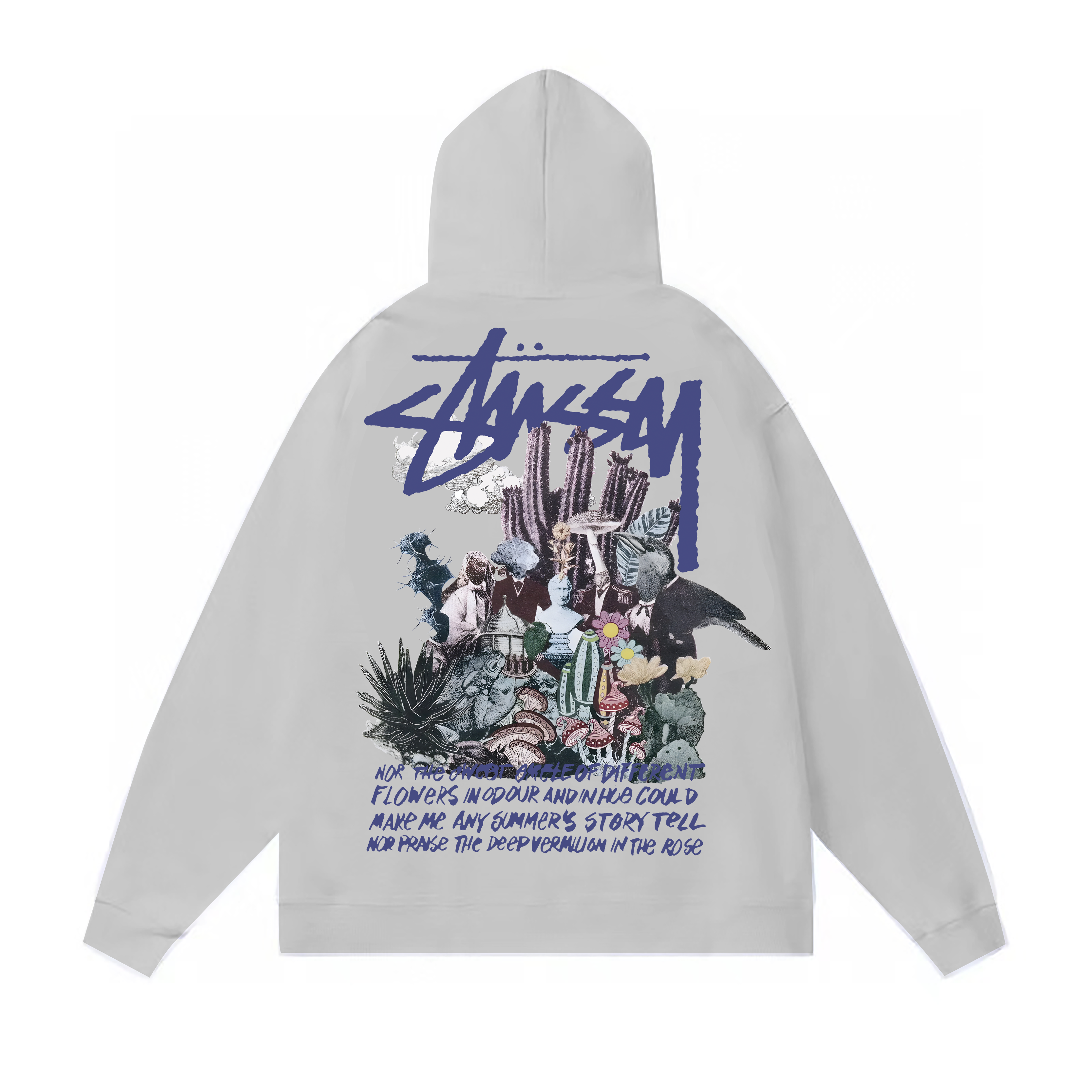 Stussy Neon Metropolis Collage Pullover Hoodie