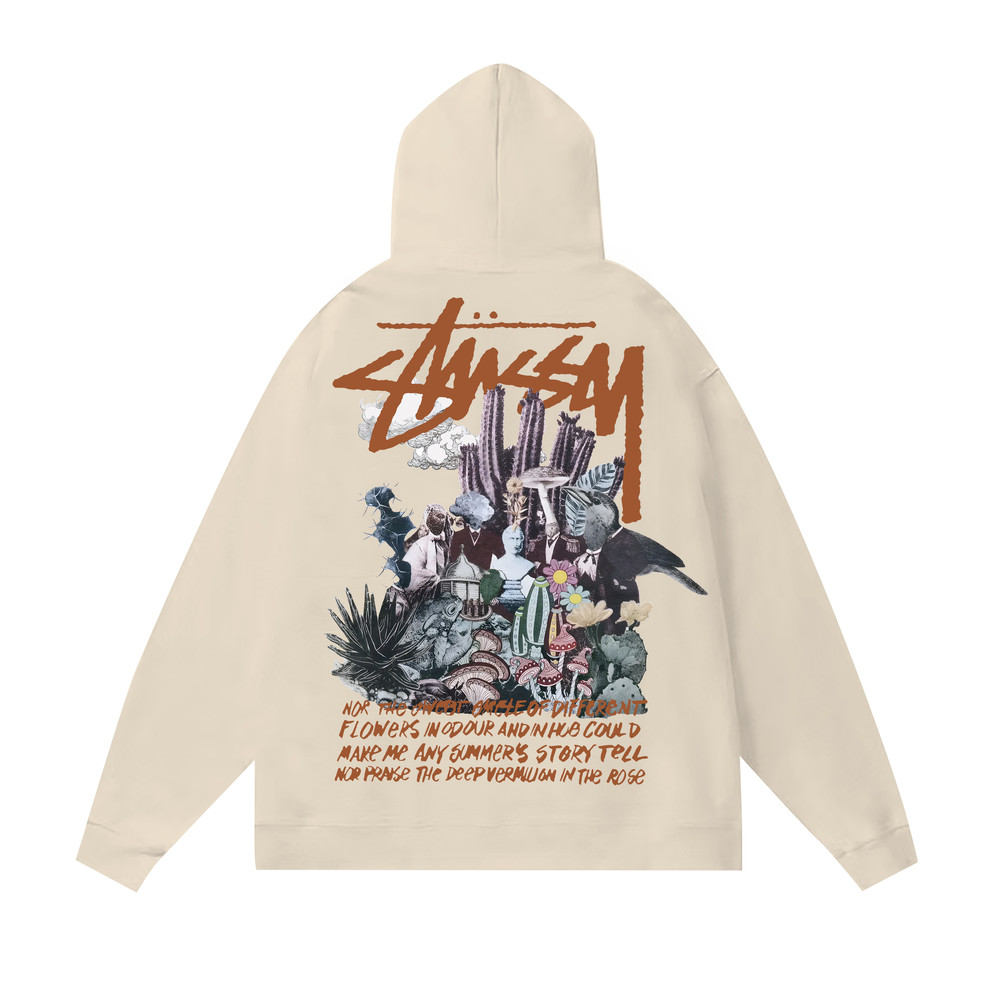 Stussy Neon Metropolis Collage Pullover Hoodie