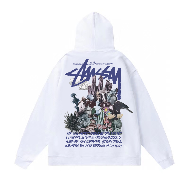 Stussy Neon Metropolis Collage Pullover Hoodie