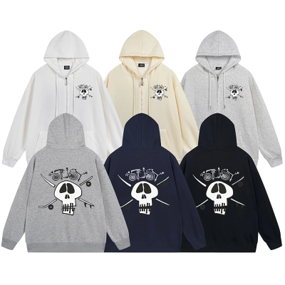 Stussy Nightscape Medallion Full-Zip Hoodie 01