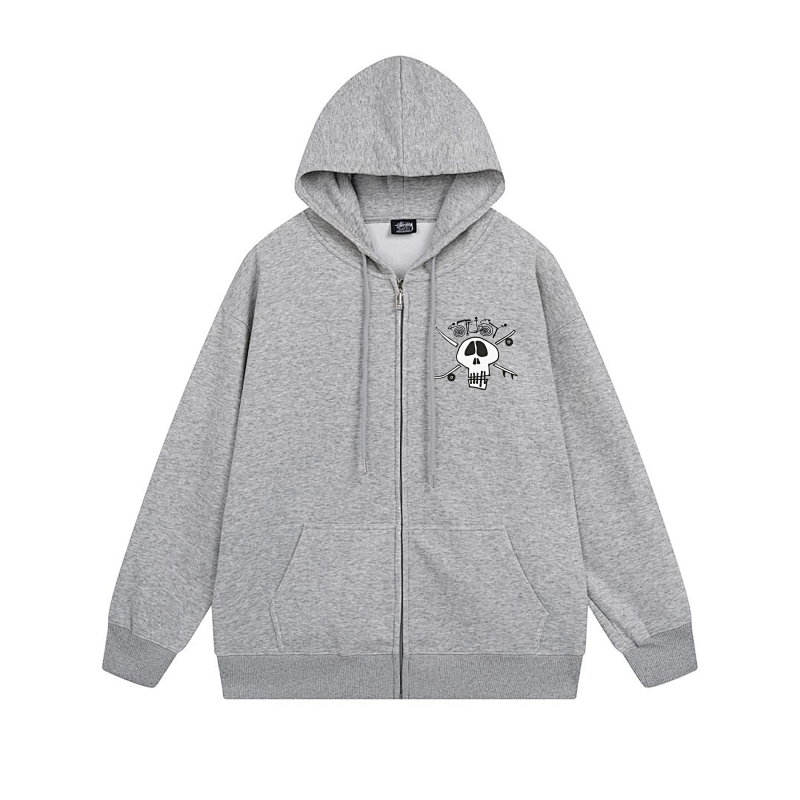 Stussy Nightscape Medallion Full-Zip Hoodie