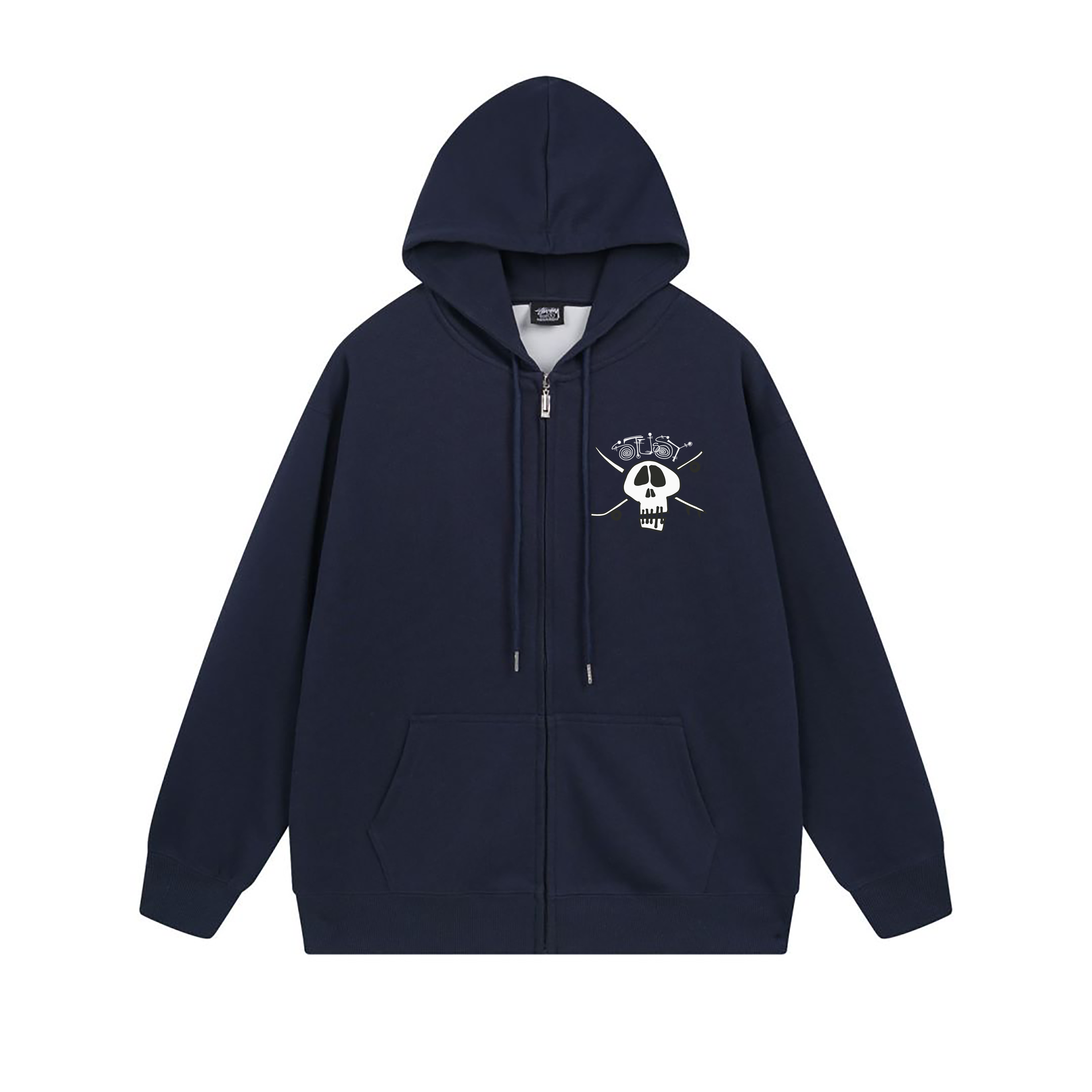 Stussy Nightscape Medallion Full-Zip Hoodie