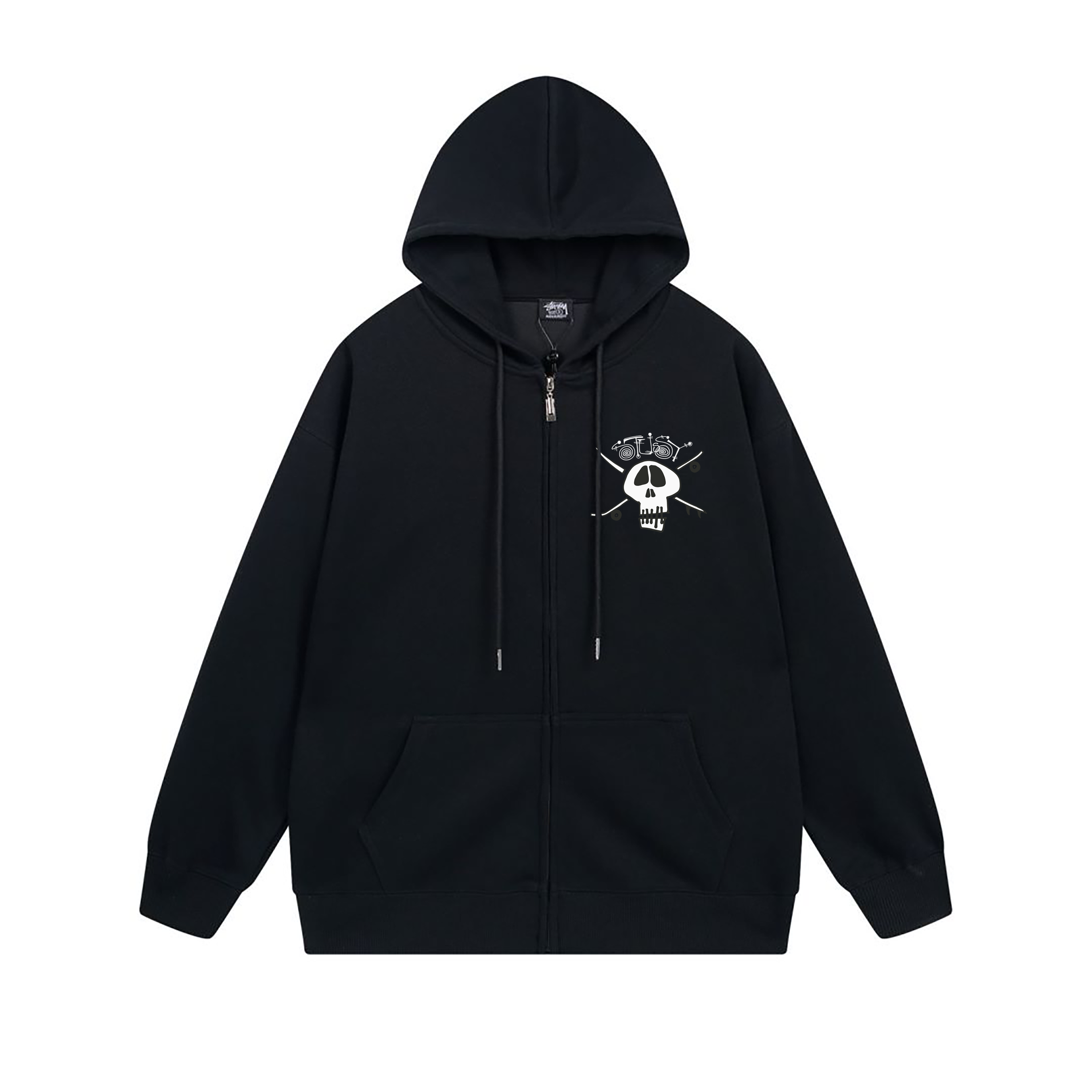 Stussy Nightscape Medallion Full-Zip Hoodie