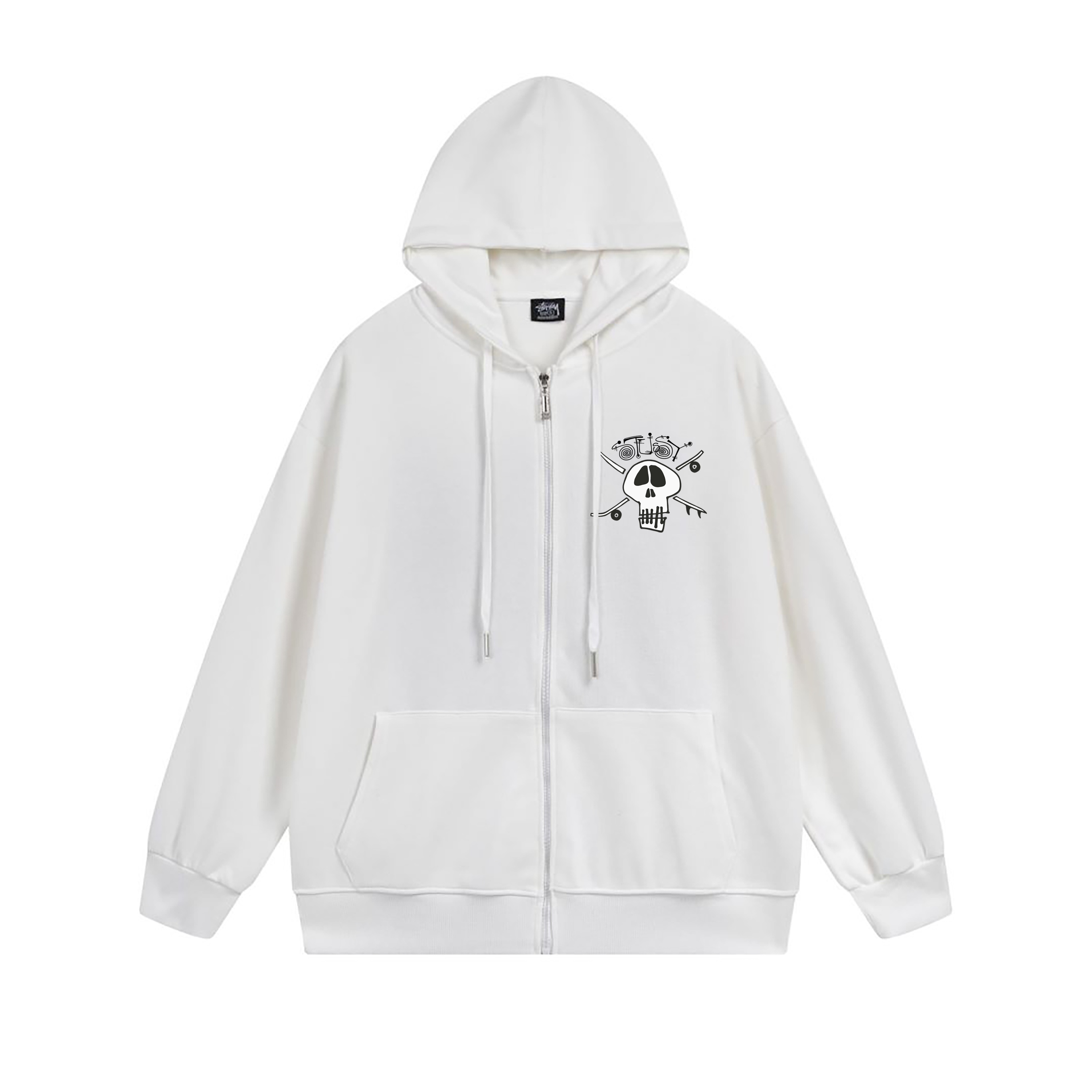 Stussy Nightscape Medallion Full-Zip Hoodie