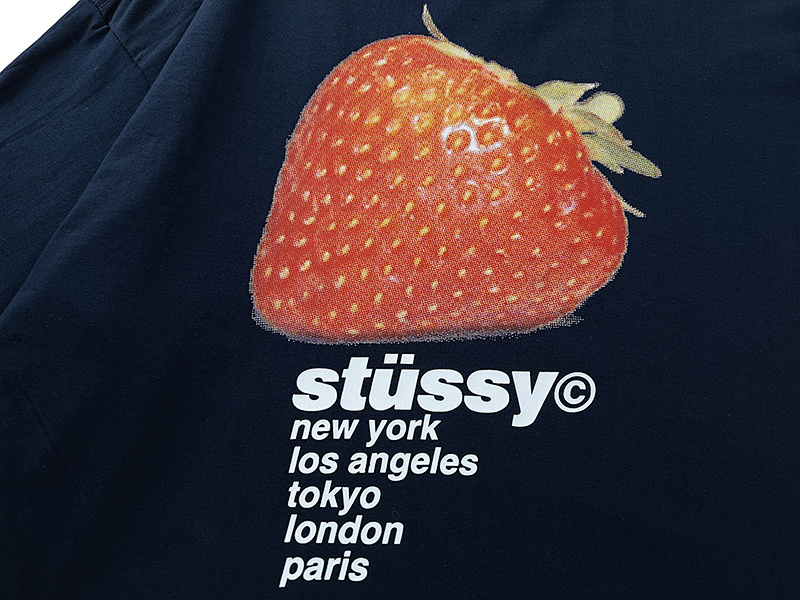 Stussy Orange Radiant Globe T-Shirt