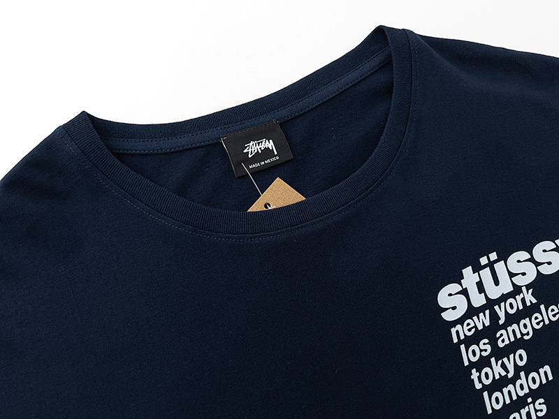 Stussy Orange Radiant Globe T-Shirt