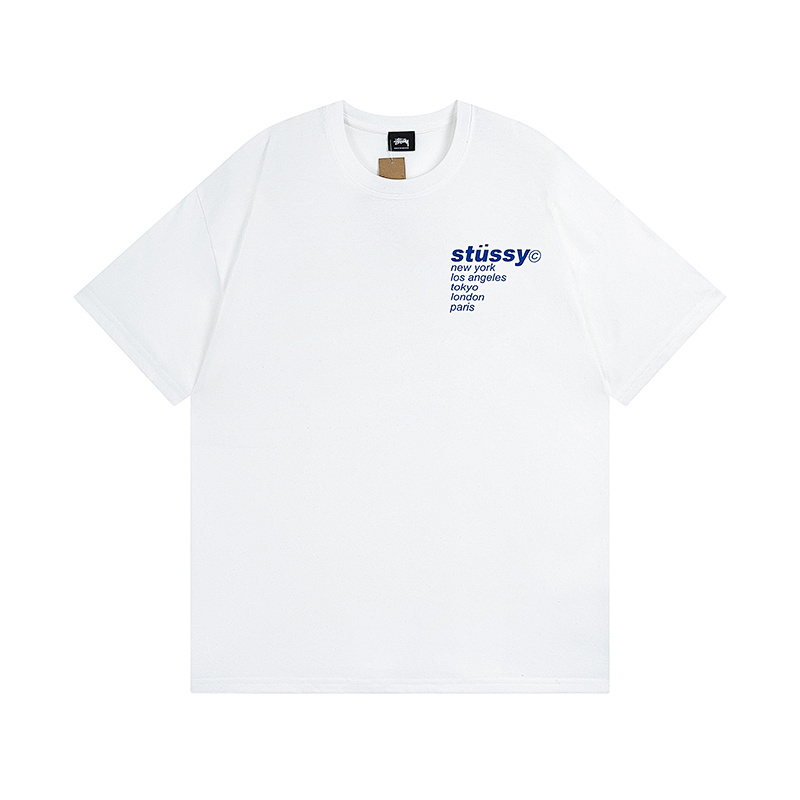 Stussy Orange Radiant Globe T-Shirt