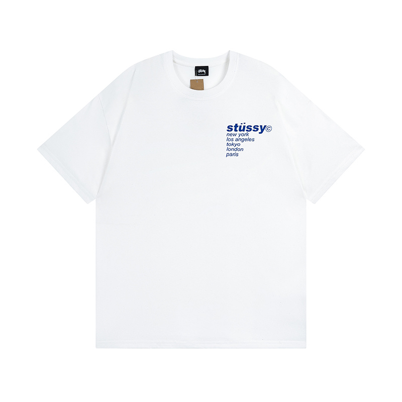 Stussy Orange Radiant Globe T-Shirt