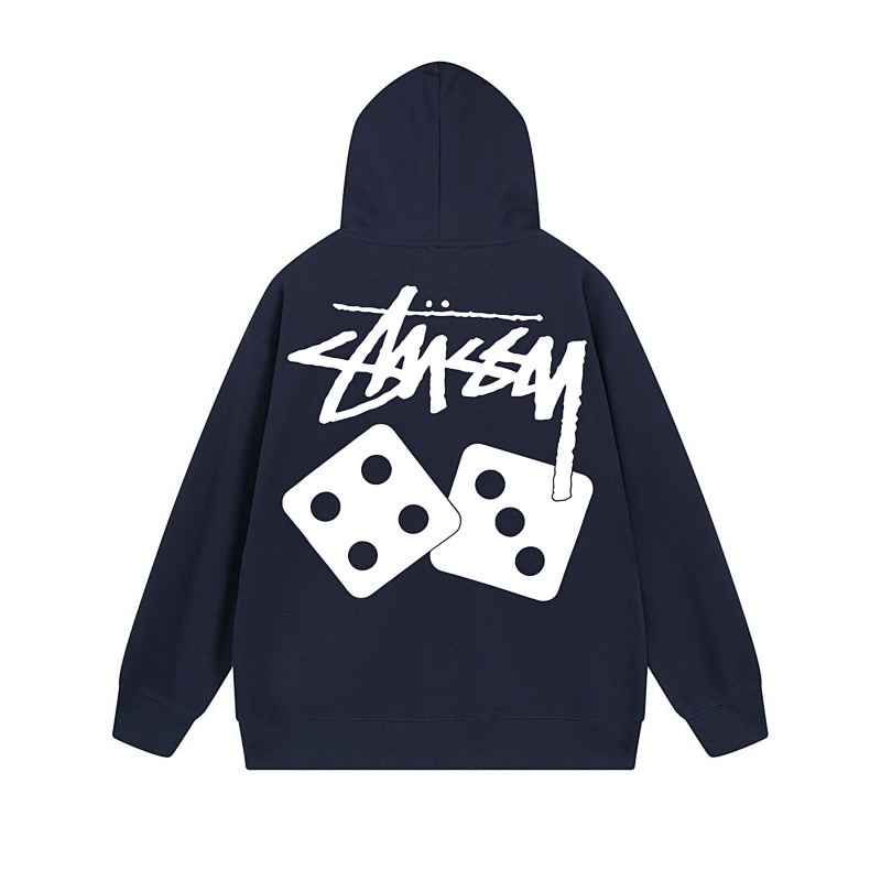 Stussy Orbit World Graphic Full-Zip Hoodie