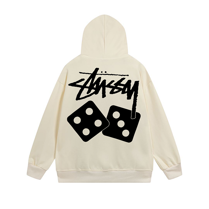 Stussy Orbit World Graphic Full-Zip Hoodie